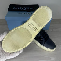 Lanvin Sneakers, 'Navy Suede' Mat Toe (40)