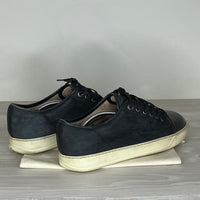 Lanvin Sneakers, Herre ‘Navy Blue’ Mat Toe (42)