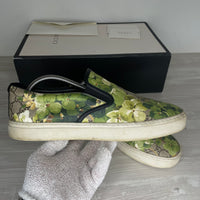 Gucci Sneakers, Green 'Bloom' Slip-on (44.5)