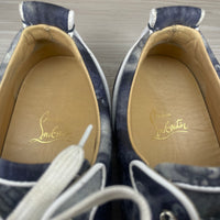 Christian Louboutin Sneakers, 'Multi Silver' Junior Spikes (41)