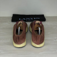 Lanvin Sneakers, 'Bordeaux Suede' Mat Toe (42)