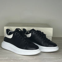 Alexander McQueen Sneakers, Black and White Leather (41)