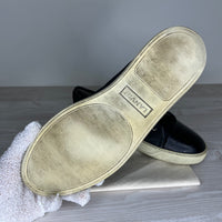 Lanvin Sneakers, Herre ‘Navy Blue’ Mat Toe (42)