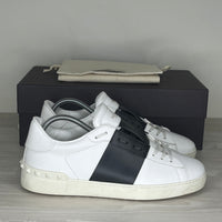 Valentino Sneakers, 'Black Stripe' Open (41)