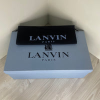 Lanvin Sneakers, Dark Green 'Lak Toe' (40)