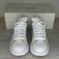 (RESERVERET) Alexander McQueen Sneakers, 'White Leather' Oversized (43)