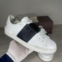 Valentino Sneakers, 'Black Stripe' Open (43)