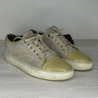 Lanvin Sneakers, Herre 'Olive' Lak Toe (43)