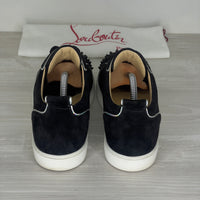 Christian Louboutin Sneakers, 'Multi Black Suede' Junior Spikes (39.5)