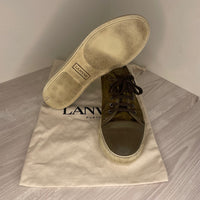 Lanvin Sneakers, Herre 'Oliven' Mat Toe (43)