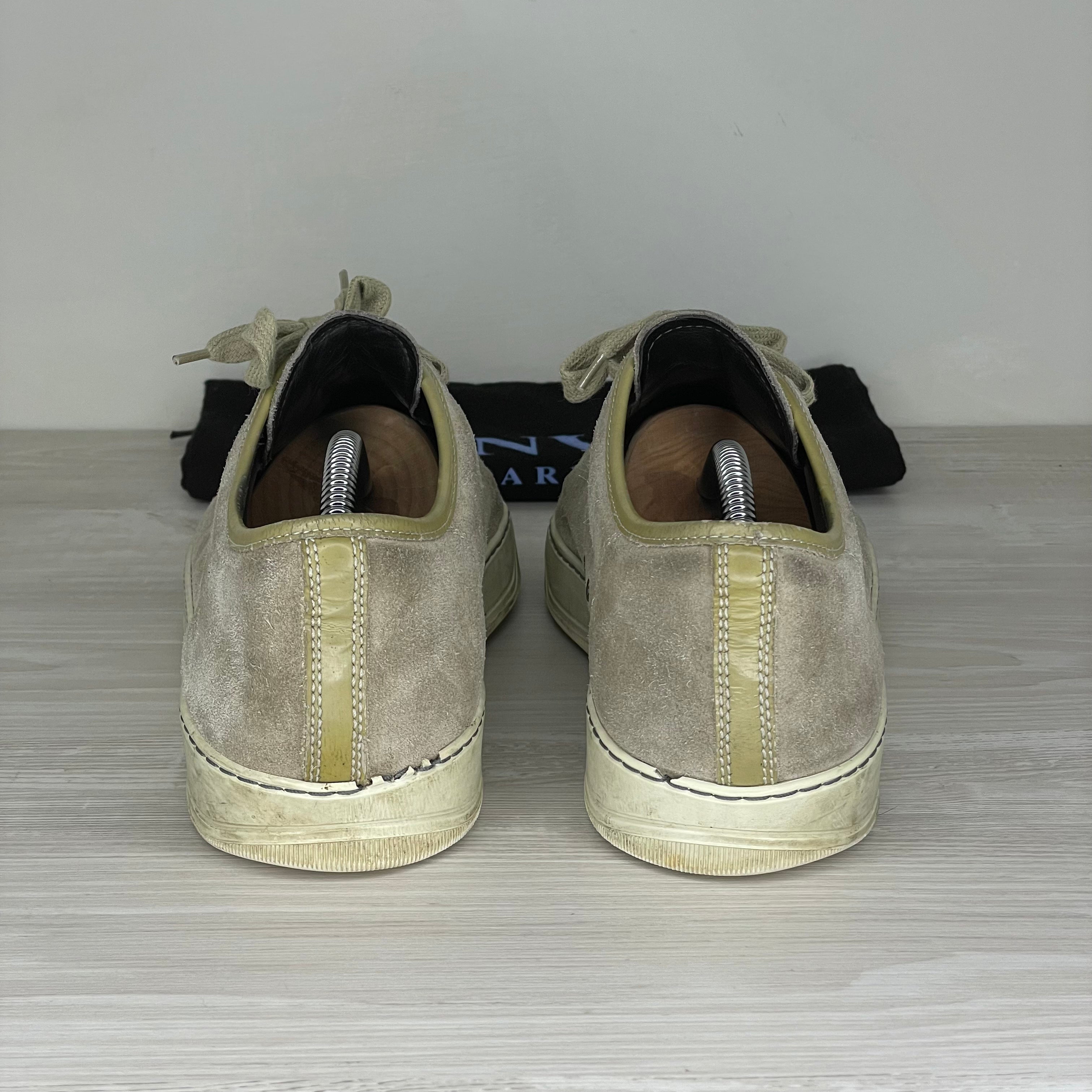 Lanvin Sneakers, Herre 'Olive' Lak Toe (43)