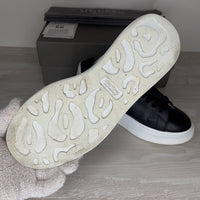 Alexander McQueen Sneakers, 'Black Leather' Oversized Sneakers (41)