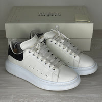 Alexander McQueen Sneakers, 'White Leather' Oversized (41)