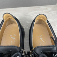 Giuseppe Zanotti, 'Black Leather' Frankie (40)