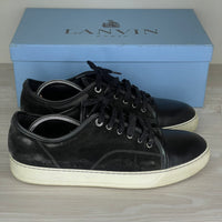 Lanvin Sneakers, 'Black Velour' Mat Toe (44)