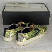 Gucci Sneakers, Green 'Bloom' Slip-on (44.5)