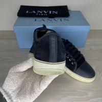 Lanvin Sneakers, 'Navy Suede' Mat Toe (40)