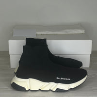 Balenciaga Sneakers, Black Speed Trainers (40)