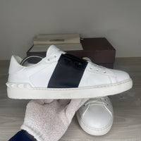 Valentino Sneakers, 'Black Stripe' Open (43)