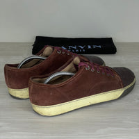 Lanvin Sneakers, 'Bordeaux Suede' Mat Toe (42)