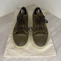 Lanvin Sneakers, Herre 'Oliven' Mat Toe (43)