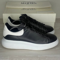 Alexander McQueen Sneakers, 'Black Leather' Oversized (46)