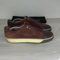 Lanvin Sneakers, 'Bordeaux Suede' Mat Toe (42)
