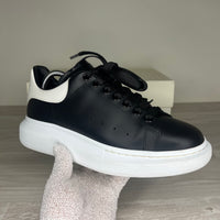Alexander McQueen Sneakers, Black and White Leather (41)
