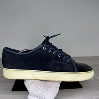 Lanvin Sneakers, Herre ‘Navy Blue’ Lak Toe (45)