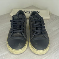 Lanvin Sneakers, Grey Suede 'Mat Toe' (43)