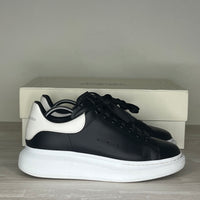 Alexander McQueen Sneakers, Black and White Leather (41)