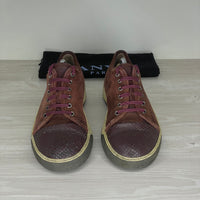 Lanvin Sneakers, 'Bordeaux Suede' Mat Toe (42)