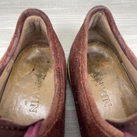 Lanvin Sneakers, 'Bordeaux Suede' Mat Toe (42)