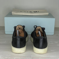 Lanvin Sneakers, 'Black Suede' Mat Toe (42)