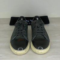 Lanvin Sneakers, 'Green Suede' Lak Toe (41)