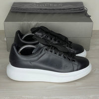 Alexander McQueen Sneakers, 'Black Leather' Oversized (41)