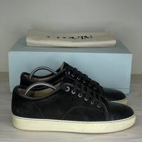Lanvin Sneakers, 'Black Suede' Mat Toe (42)