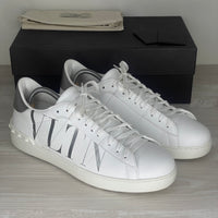 Valentino Sneakers, 'White Leather' VLTN Open (44)
