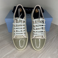 Lanvin Sneakers, Herre 'Lyse Grå' Lak Toe (40)
