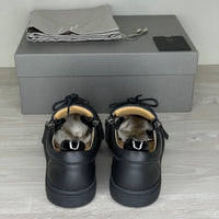 Giuseppe Zanotti, 'Black Leather' Frankie (40)