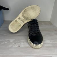 Lanvin Sneakers, Herre 'Sort' Mat Toe (40)