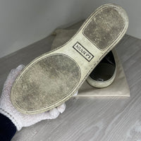 Lanvin Sneakers, Green Suede 'Lak Toe (43)