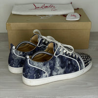 Christian Louboutin Sneakers, 'Multi Silver' Junior Spikes (41)