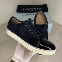 Lanvin Sneakers, Cap Toe Navy (41)