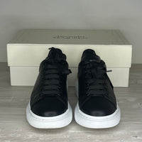 Alexander McQueen Sneakers, Black and White Leather (41)