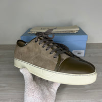 Lanvin Sneakers, Herre ‘Brun’ Mat Toe (44)
