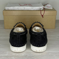 Christian Louboutin Sneakers, 'Black Suede' Pik Boat (43)