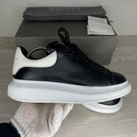 Alexander McQueen Sneakers, 'Black Leather' Oversized (40)