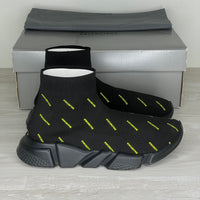 Balenciaga Sneakers, 'Neon Logo' Speed Trainer (42)