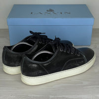 Lanvin Sneakers, 'Black Velour' Mat Toe (44)